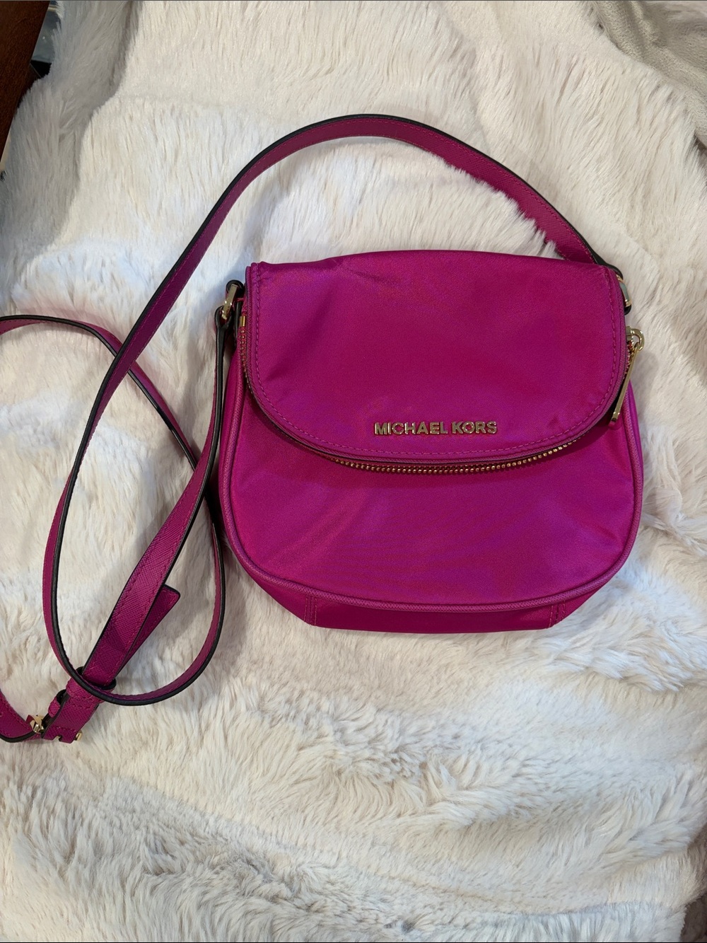Michael Kors Hot Pink Crossbody Bag